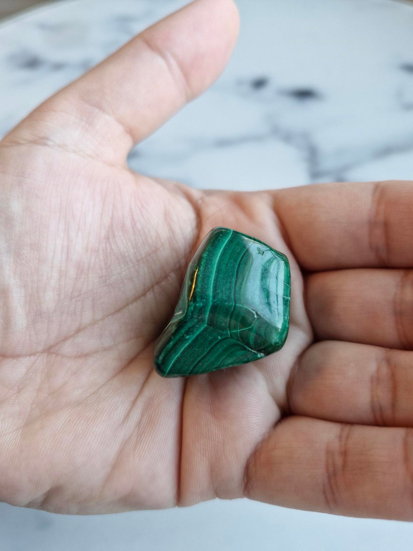 Banded Malachite with Blue Chrysocolla