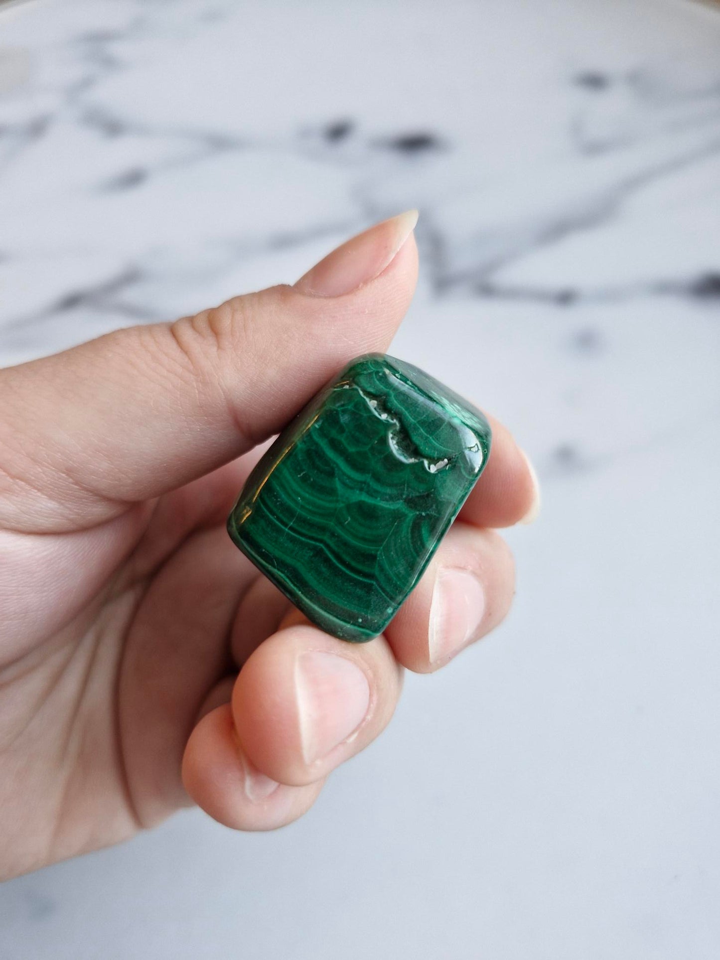 Banded Malachite with Blue Chrysocolla