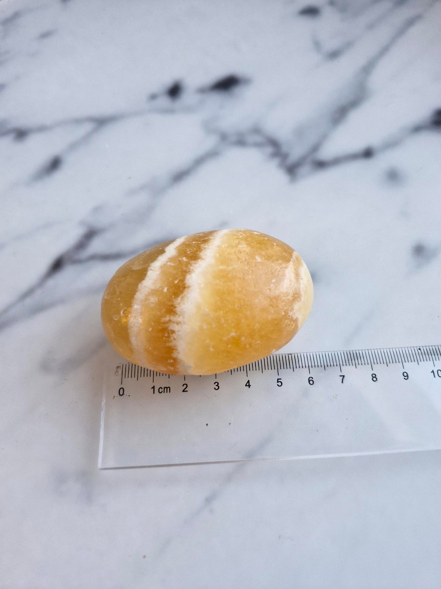 Orange Calcite Palmstone (Opt. A)
