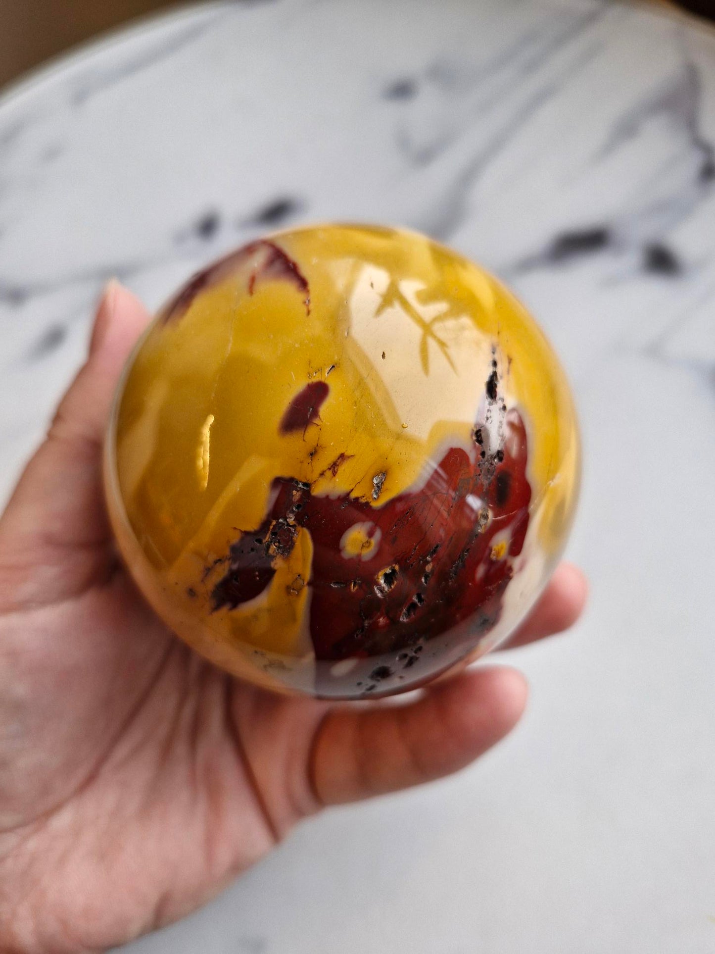 Gorgeous Mookaite Sphere (XXL)
