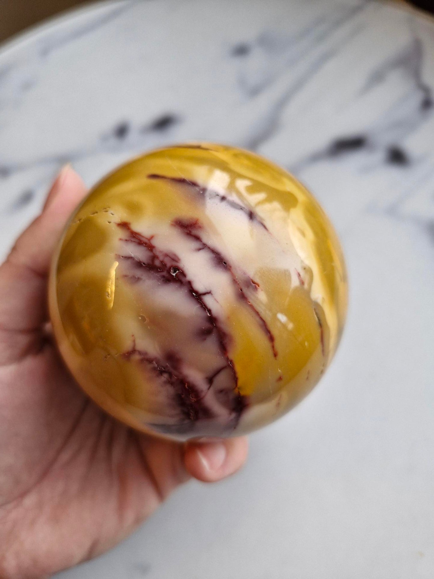 Gorgeous Mookaite Sphere (XXL)