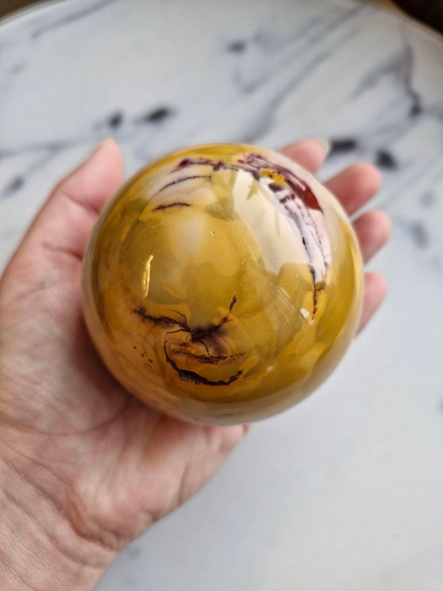 Gorgeous Mookaite Sphere (XXL)