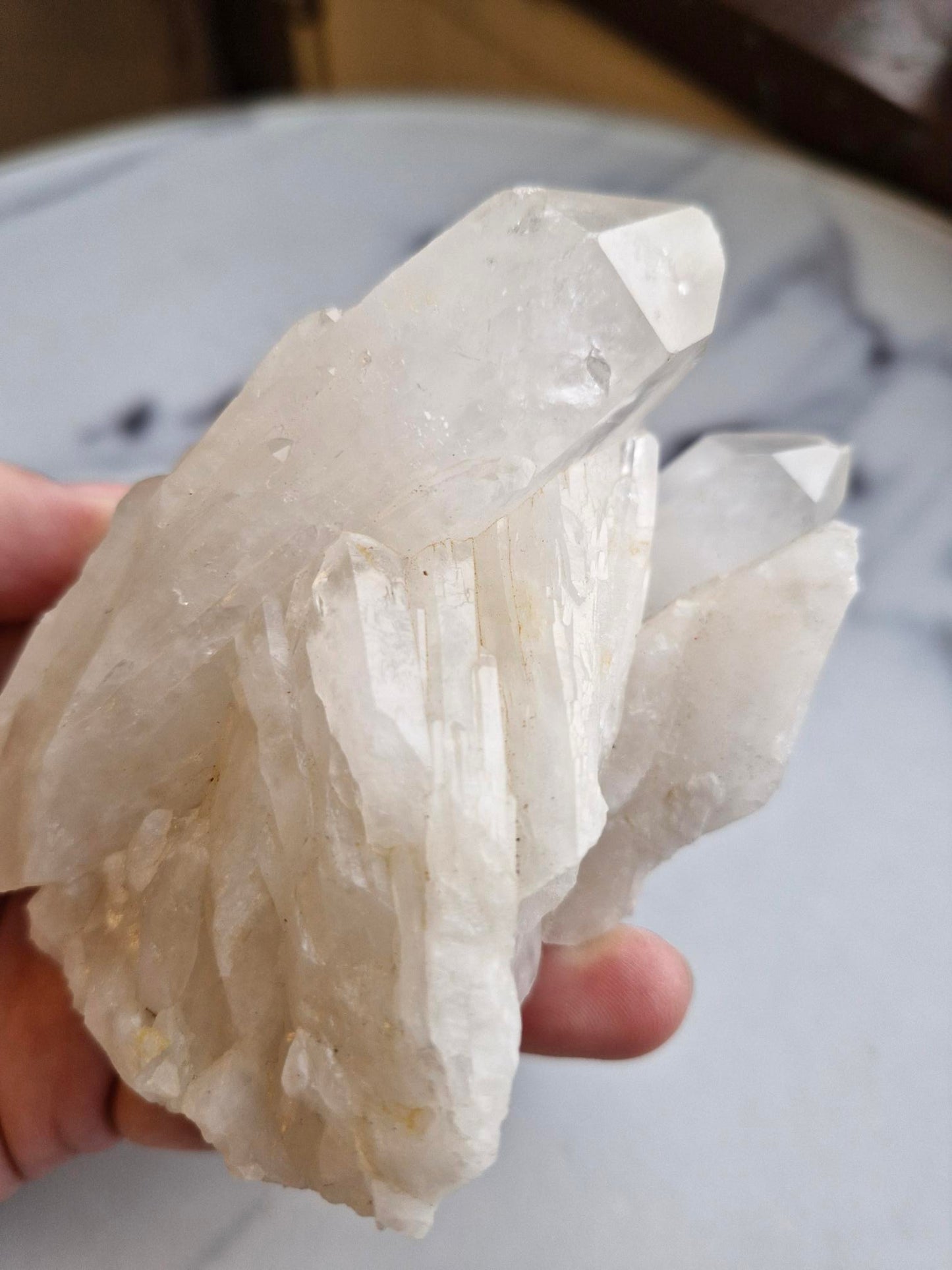 Clear Quartz Raw Cluster