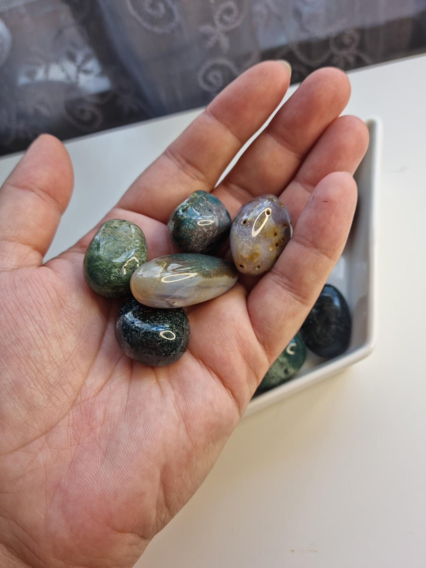 One (1) Sea Jasper Tumble