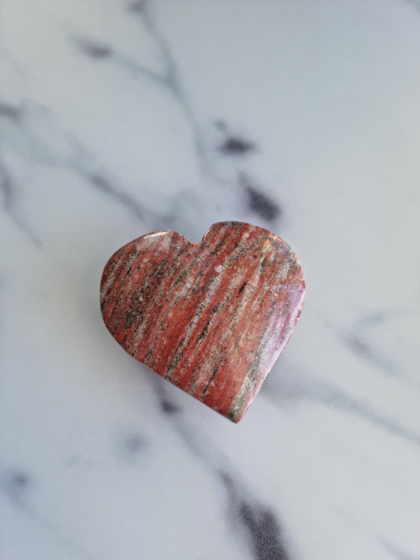 Gorgeous Brecciated Jasper Heart