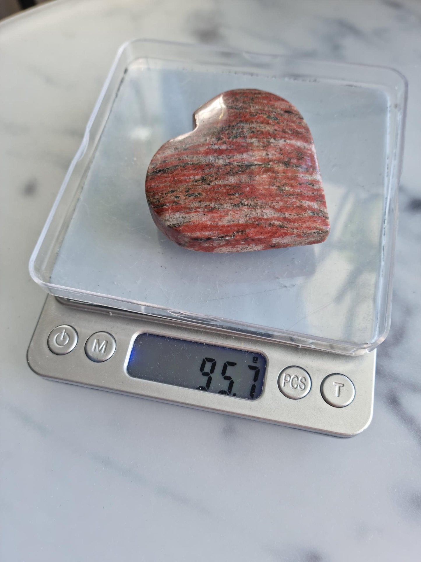 Gorgeous Brecciated Jasper Heart
