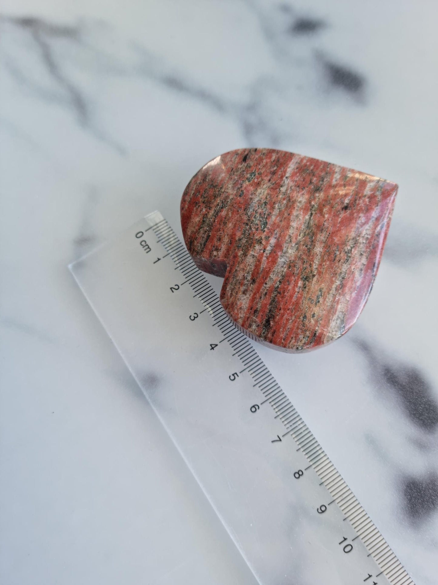 Gorgeous Brecciated Jasper Heart
