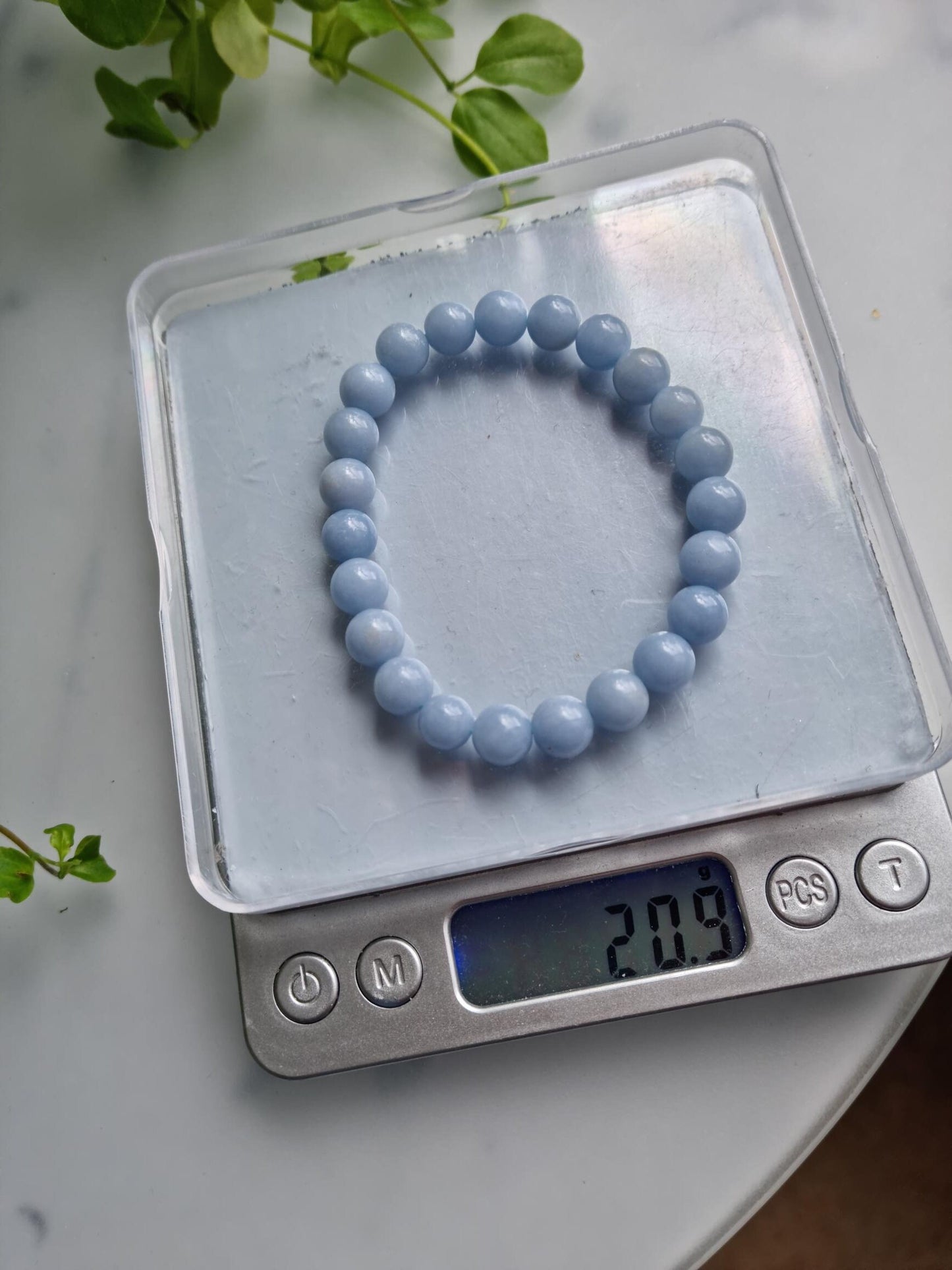 One (1) Beautiful Angelite Bracelet