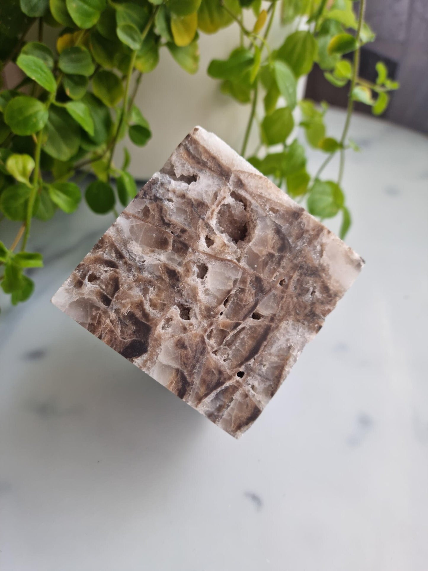 Gorgeous Druzy Sphalerite Floating Cube