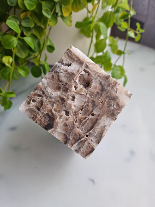 Gorgeous Druzy Sphalerite Floating Cube
