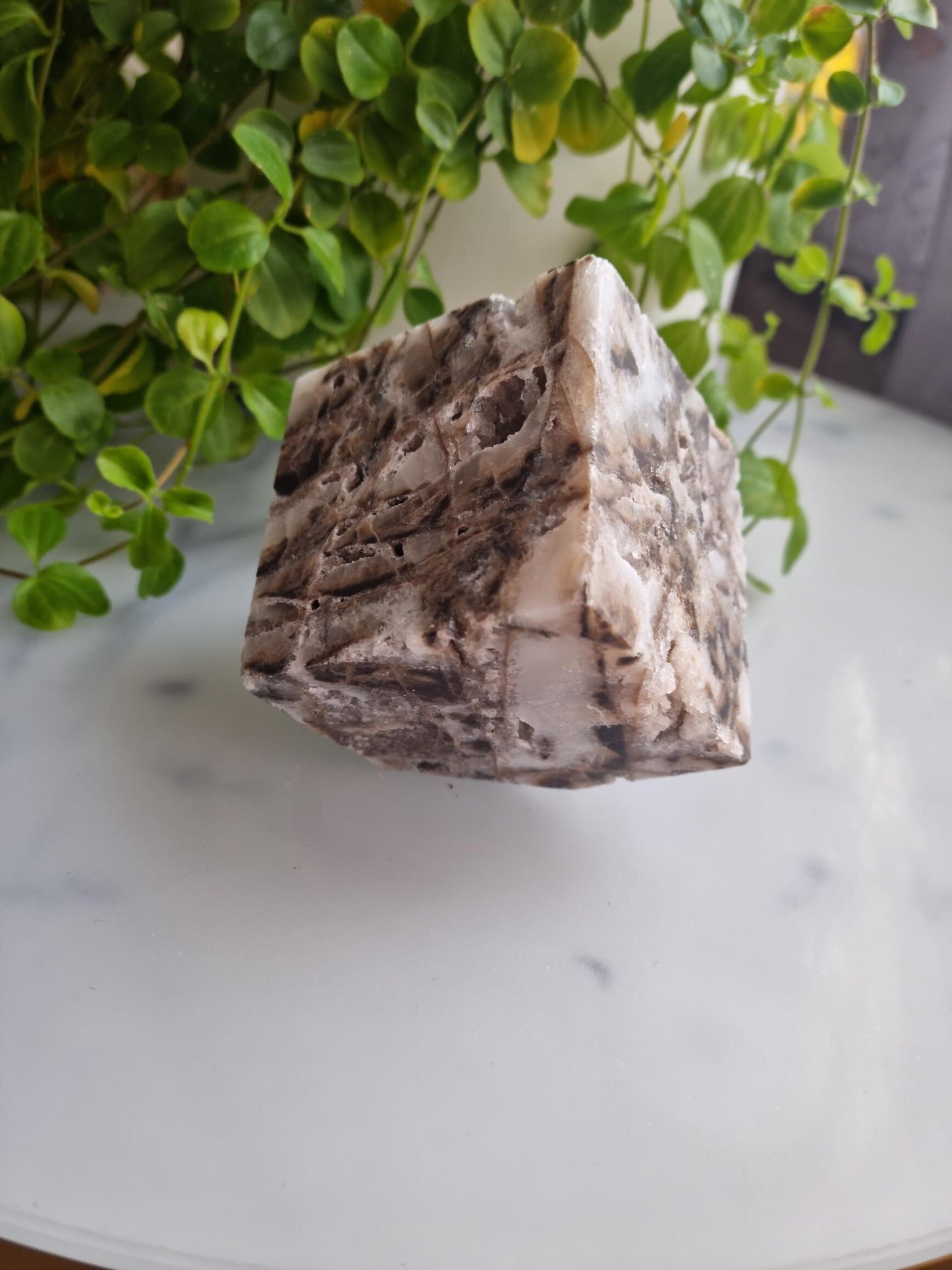 Gorgeous Druzy Sphalerite Floating Cube