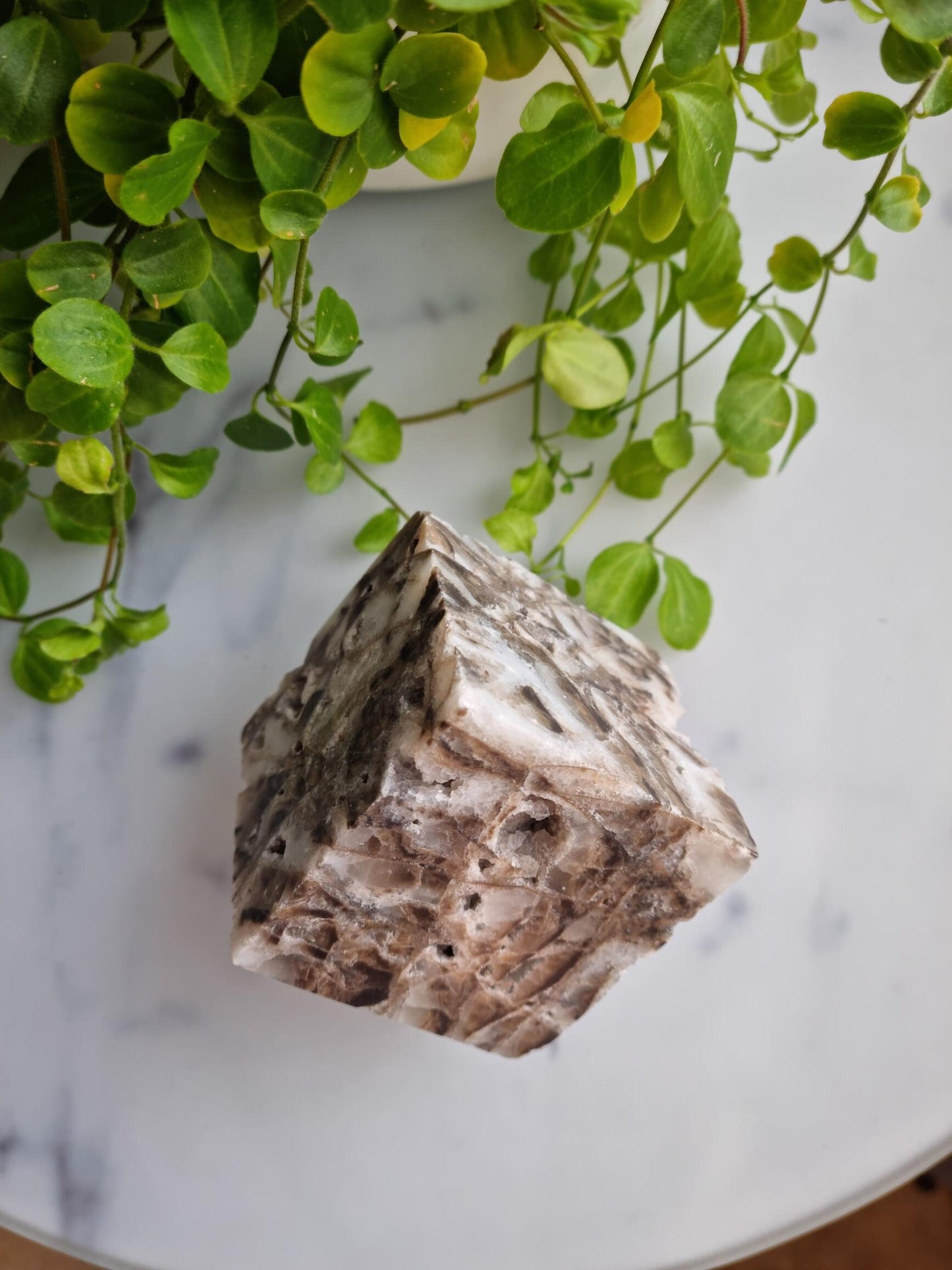 Gorgeous Druzy Sphalerite Floating Cube