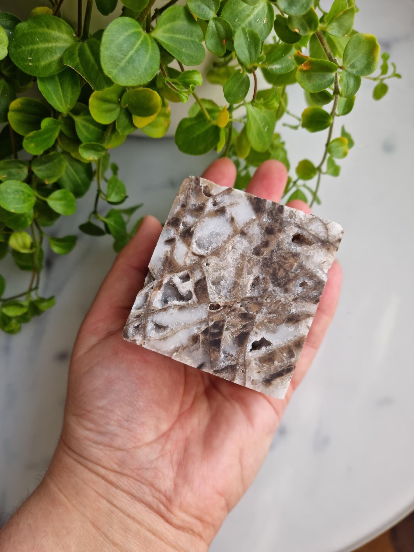 Gorgeous Druzy Sphalerite Floating Cube
