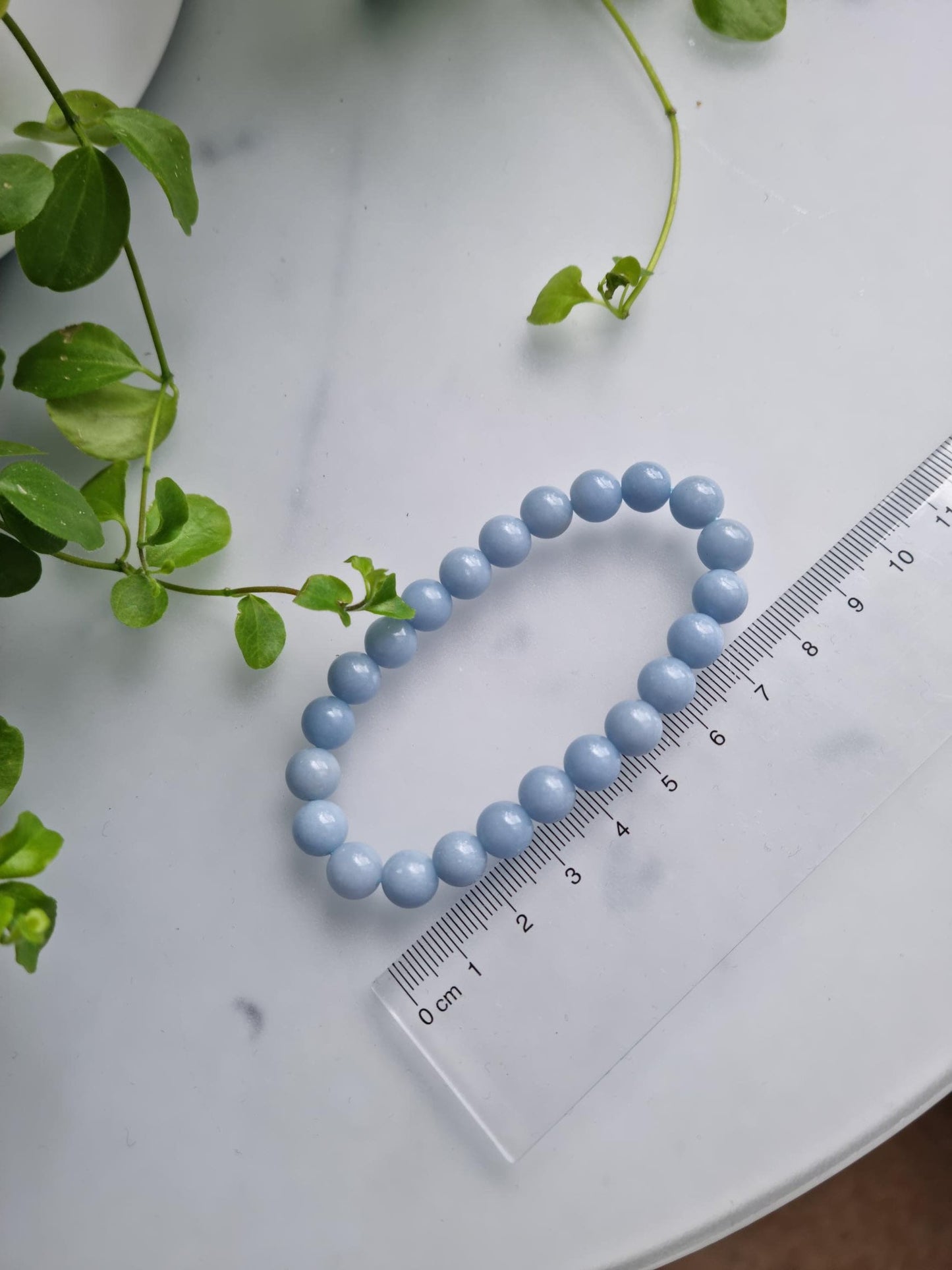 One (1) Beautiful Angelite Bracelet