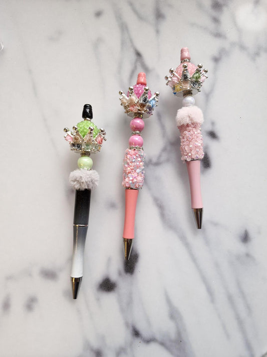 Fancy Pen with Flower Crown