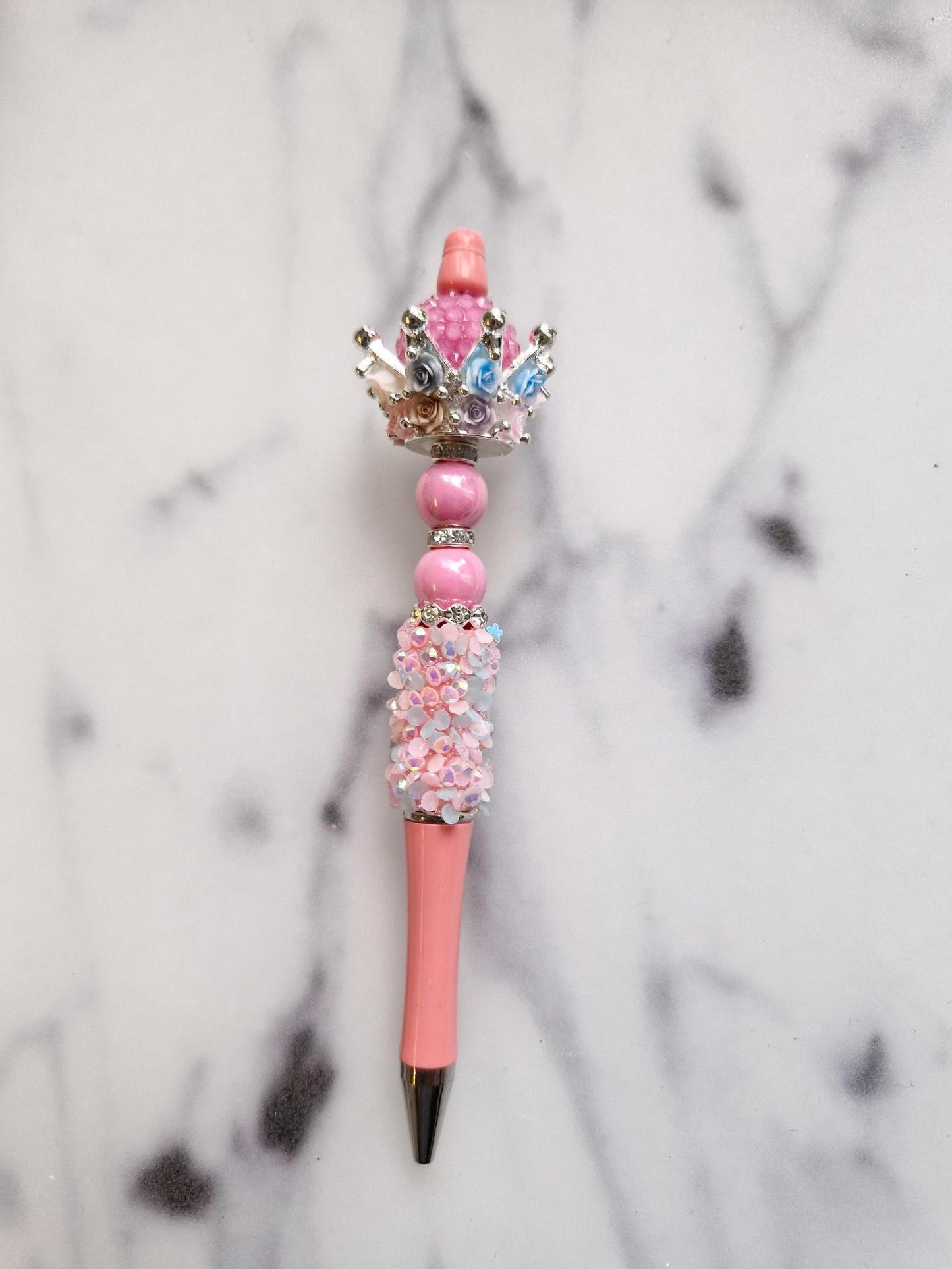 Fancy Pen with Flower Crown