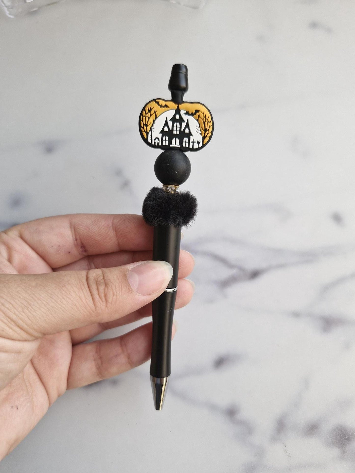 One (1) Fancy Ballpoint Pen, Halloween Edition