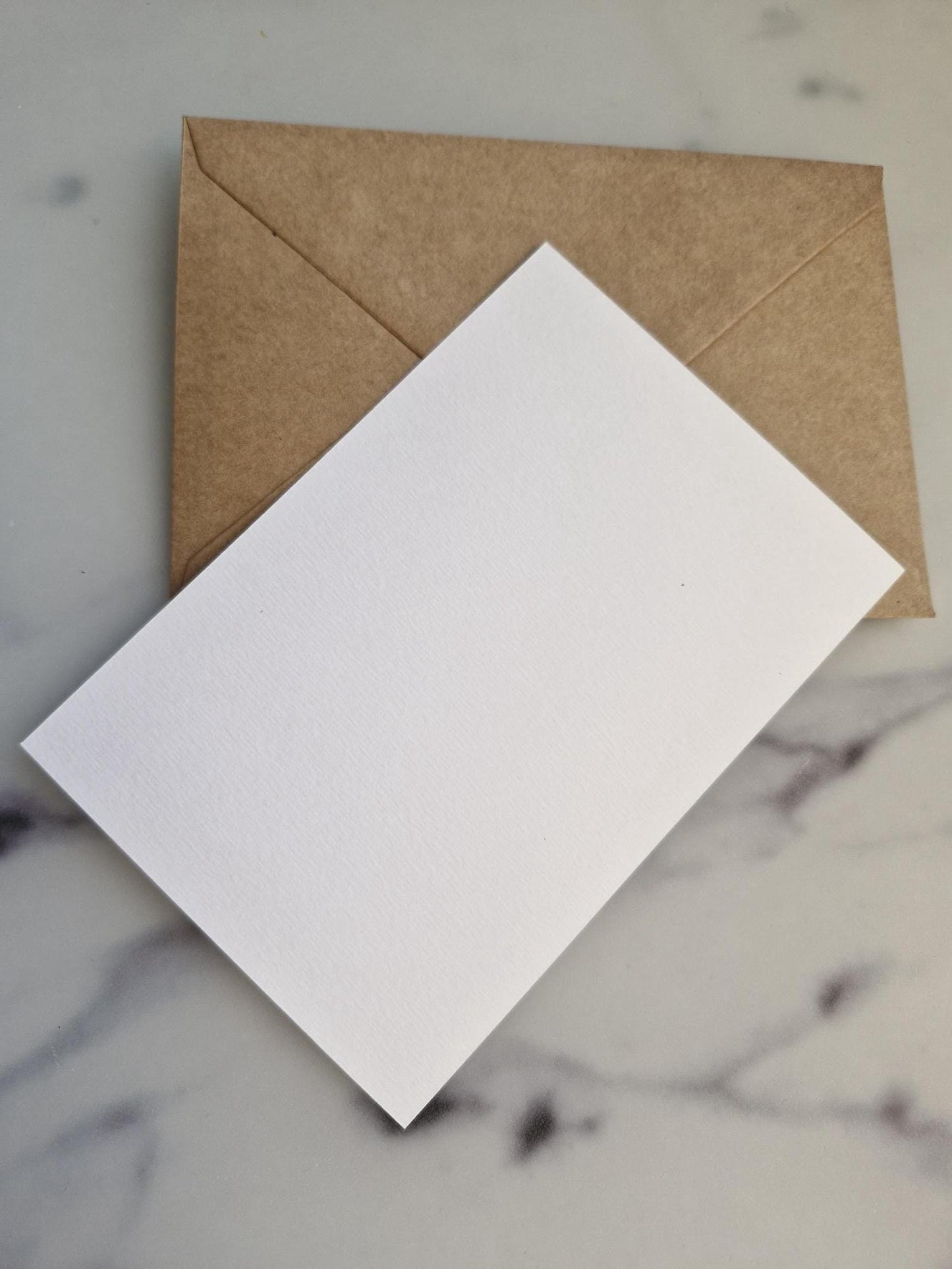Unique Handmade Greeting Card "Bean" with Envelope