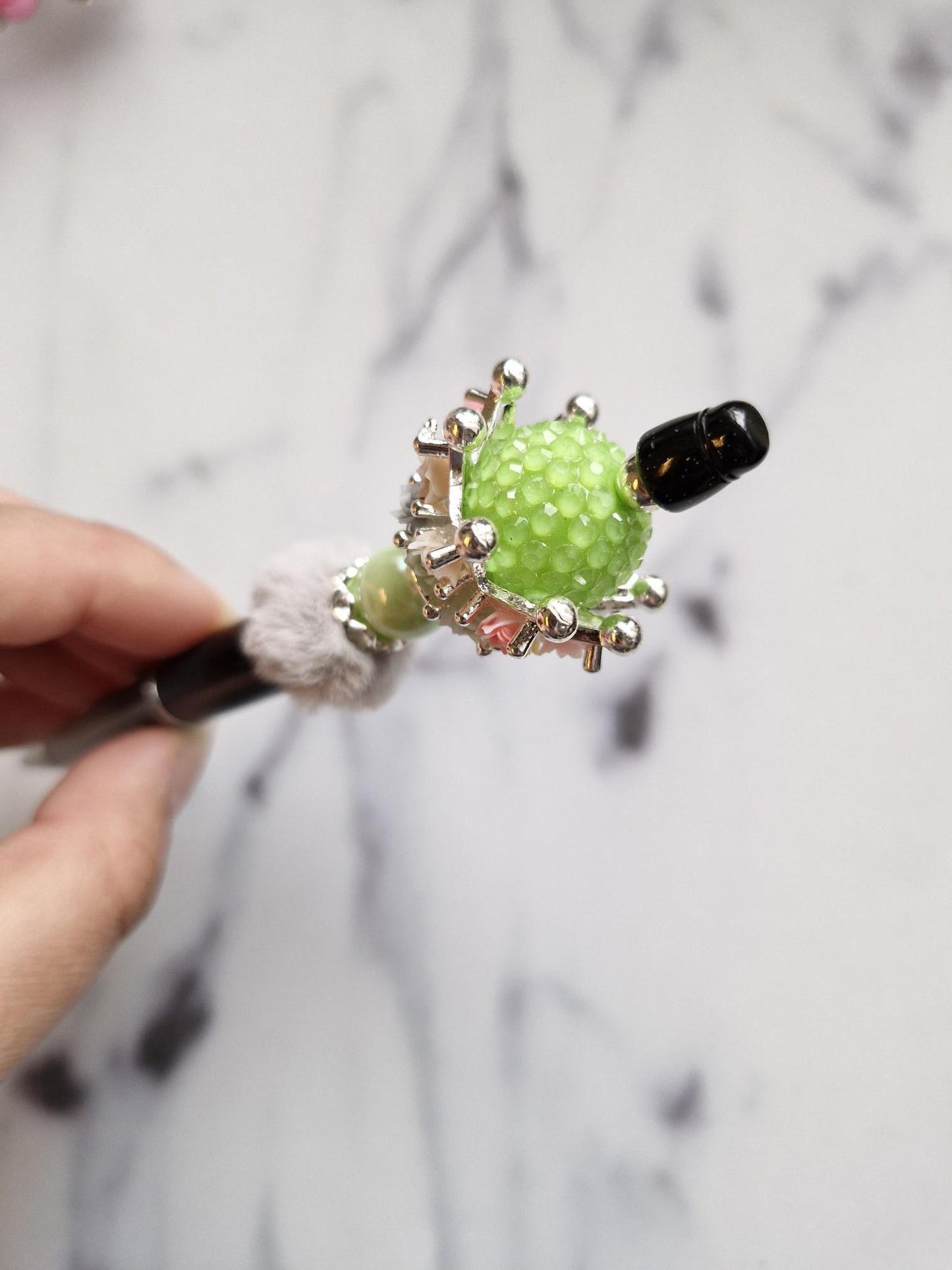 Fancy Pen with Flower Crown