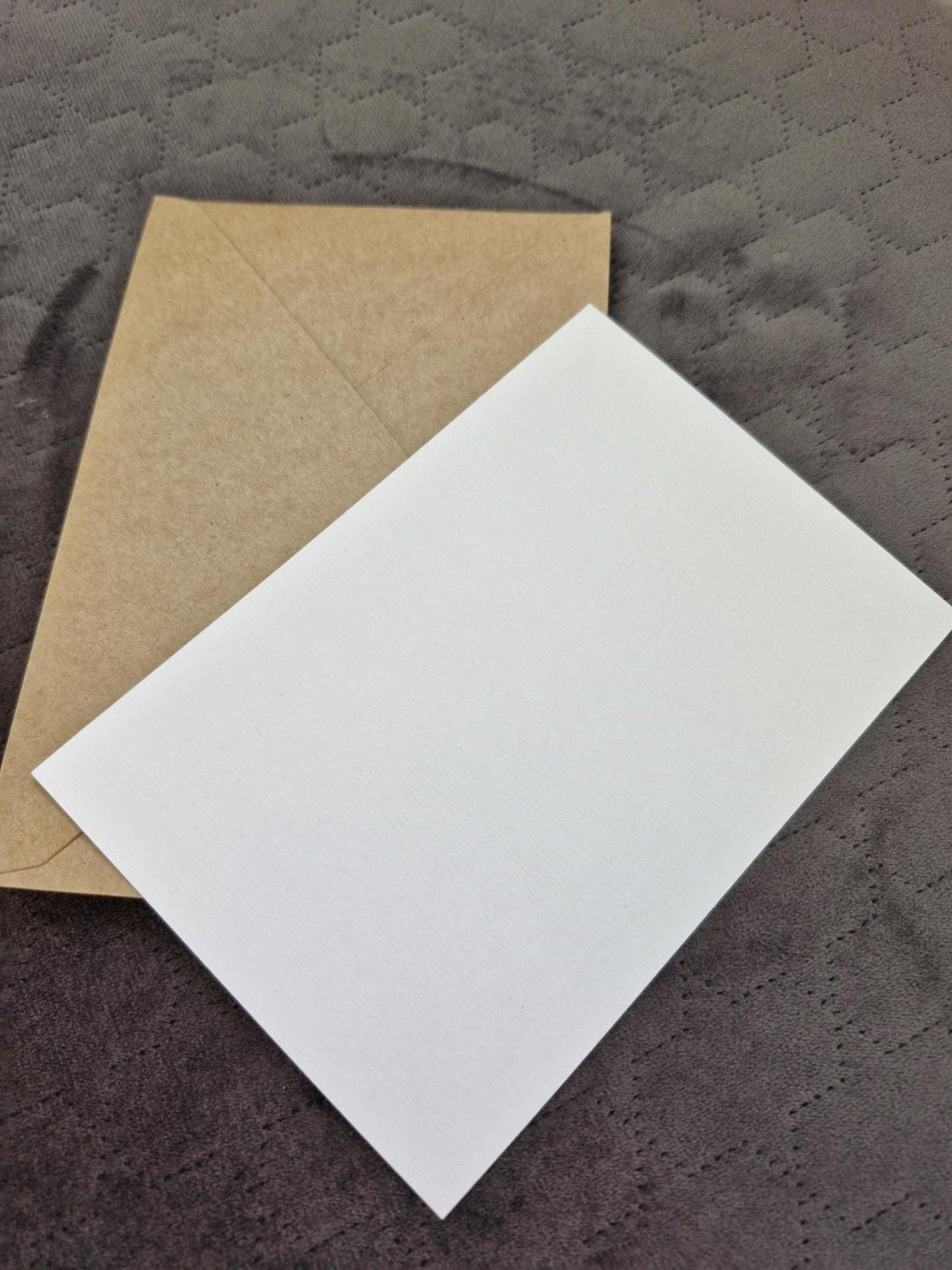 Unique Handmade Greeting Card "Melon" with Envelope